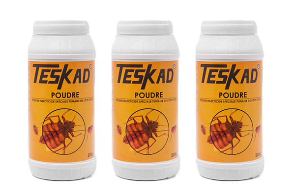 Anti puces TESKADUST poudre insecticide en lot de 2 + 1 offert