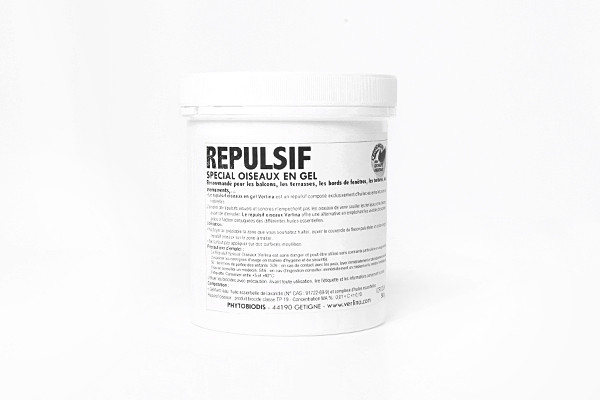 Répulsif Oiseaux en Gel d'Origine Végétale 500 gr