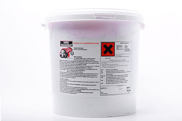 Raticide Bromadiolone Bloc Extrudé 5 Kg Professionnel