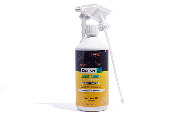 Anti cafards aérosol insecticide Digrain choc instantané 400 ML