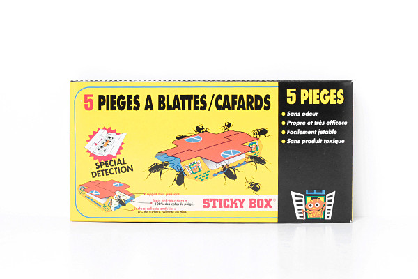 Pièges à cafards et blattes (lot de 3)