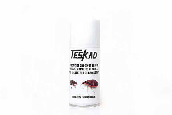 Anti puces Aérosol Insecticide Teskad Régulateur de croissance 150ml