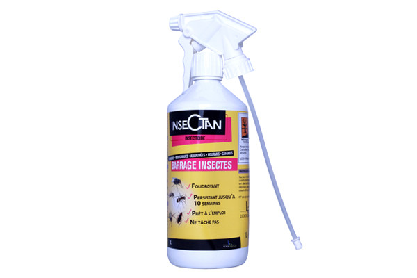 Traitement spray Anti acariens - Destructeur et barrage à insecte
