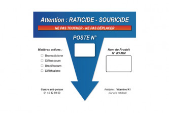 Etiquettes de signalisation...