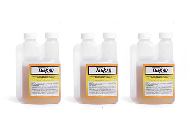 Anti acariens Teskad Insecticide concentré 100ml en lot de 3 Anti insectes rampants anti volants pour 100m²