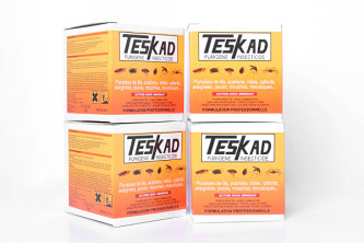 Anti cafards et blattes fumigène insecticide Teskad en lot de 4