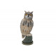Anti oiseaux Hibou synthétique 45 cm