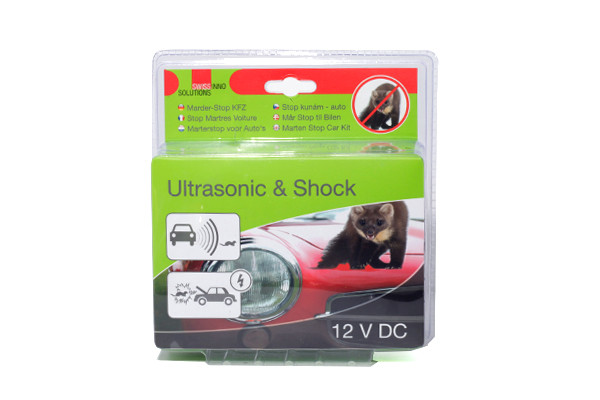 Anti fouines et martres Ultrason Ultrasonic & Shock pour voiture