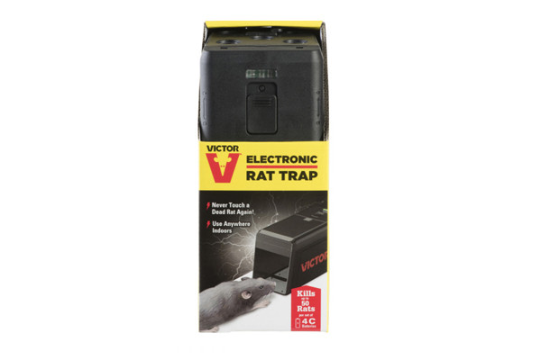 AJW-Piège à Souris électrique 7 000 V Piège à Rats électronique Noir