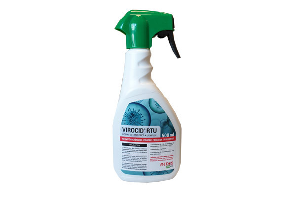 Virocid RTU, désinfectant prêt à l'emploi 500 ml Virocid RTU, désinfectant prêt à l'emploi 500 ml