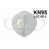 Masque KN95 / FFP2 avec filtre lot de 2