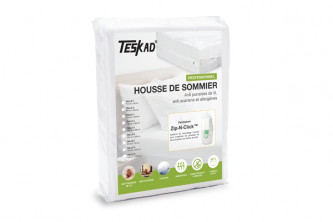 Housse sommier anti punaises de lit acariens PRO