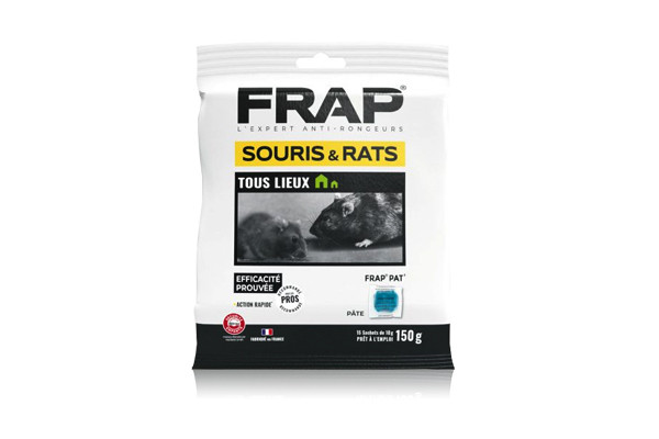 Anti souris Frap Pat' au diféthialone 150 g