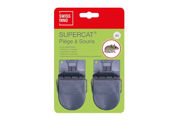 Anti Souris Tapette avec Appât Permanent en Lot de 2