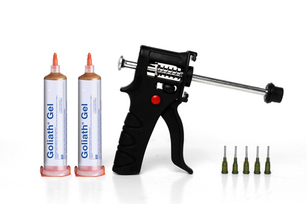 Gel Goliath en lot de 2 avec pistolet applicateur et 5 canules