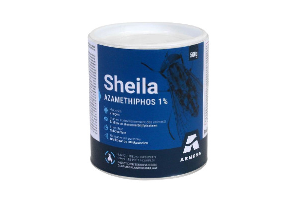 Anti mouches, Sheila granulés insecticide 500g