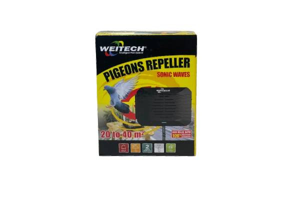 Ultrason anti pigeons de 20 à 40 m² lot de 4