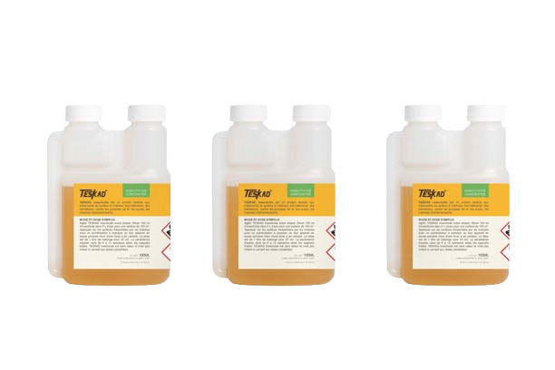 Anti mouches Teskad Insecticide concentré 100ml en lot de 3 Anti mouches pour 100m²