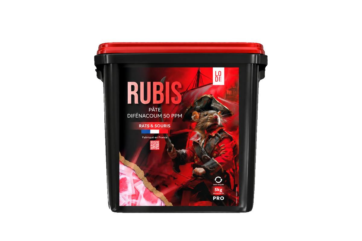 Rubis Pasta Difénacoum 5kg...