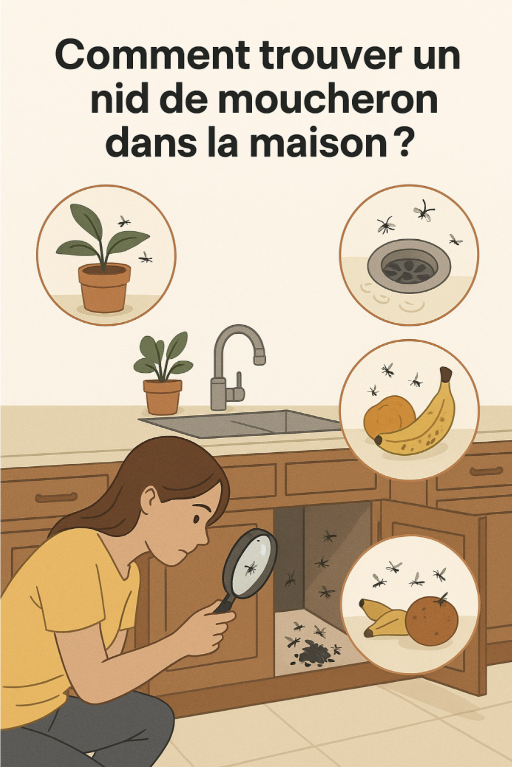 Comment trouver un nid de moucheron dans la maison et l’éliminer — free download