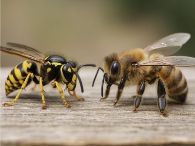 Guêpe et abeille : quelle différence ?