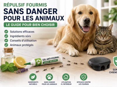 Comment choisir un répulsif fourmis sans danger pour les animaux ?