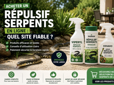 Acheter un répulsif serpents en ligne : quel site fiable choisir ?