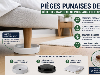Quels sont les pièges les plus recommandés pour détecter les punaises de lit ?