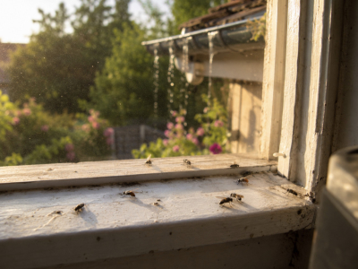 Invasion de mouches dans la maison