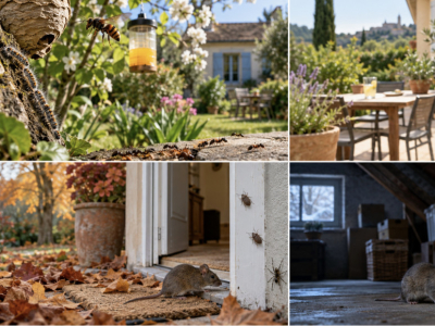 Calendrier des nuisibles en France : quoi surveiller à chaque saison